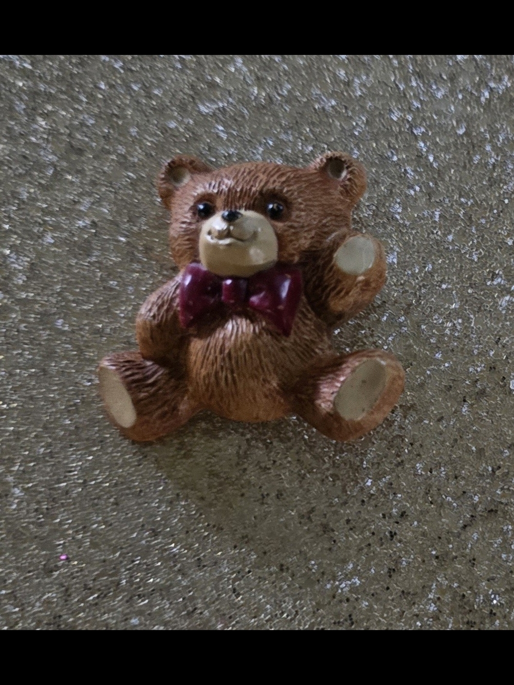 VINTAGE Hallmark Brown Teddy Bear Pin Brooch